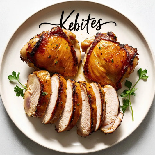 Chicken Thigh, Skinless & Boneless, 100g+, Burger Slices